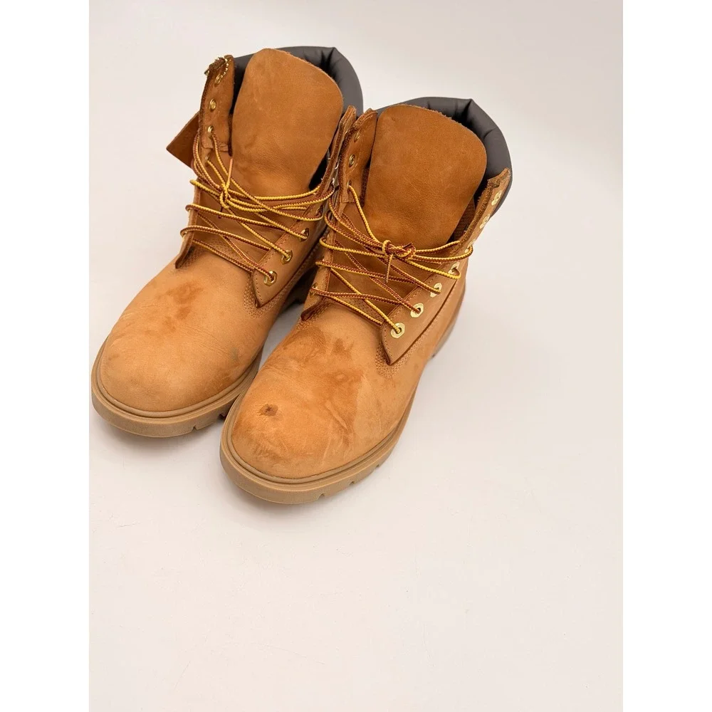 Timberland 6 Inch Premium Waterproof Boot Wheat Nubuck Mens 10 TB118094231